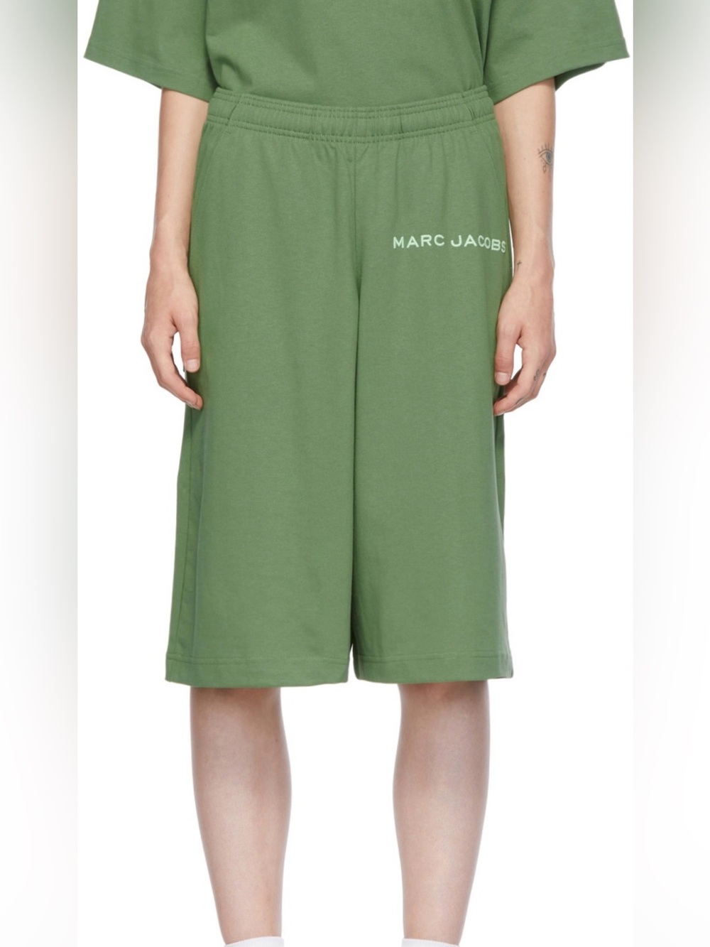 NWT Marc Jacobs Cotton Bermuda Shorts in Aloe Size Small